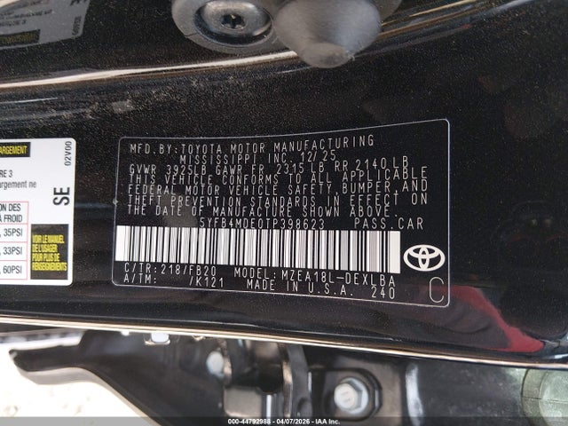 Toyota Corolla Le