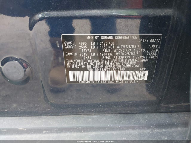 Subaru Outback 2.5i Premium