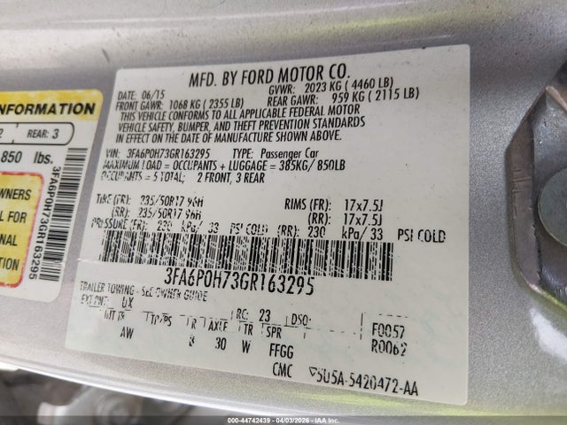 Ford Fusion Se