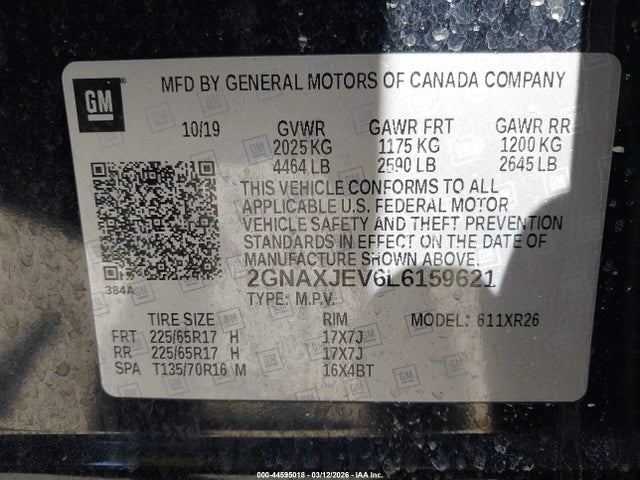 Chevrolet Equinox Fwd 2fl