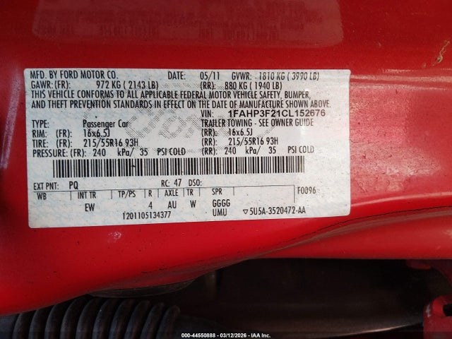 Ford Focus Se