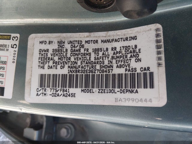 Toyota Corolla Le