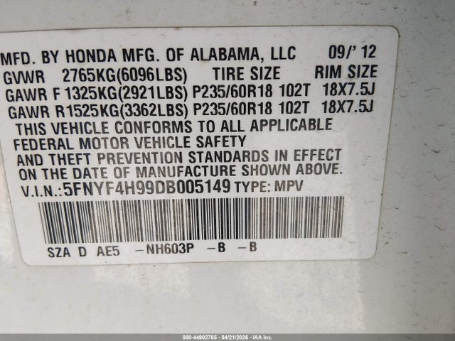 Honda Pilot Touring