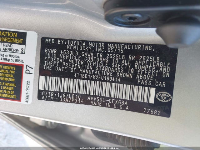 Toyota Camry Xle