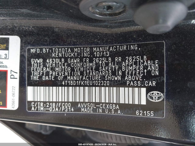 Toyota Camry Xle