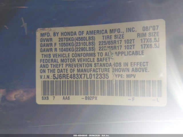 Honda CR-V Lx