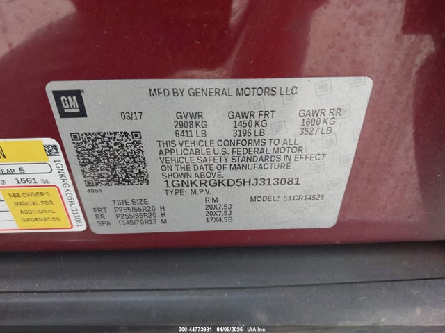 Chevrolet Traverse 1lt
