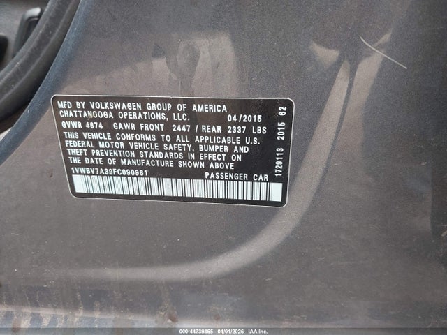 Volkswagen Passat 2.0l Tdi Se