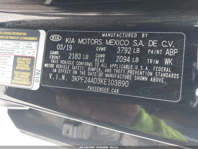 Kia Forte Lxs