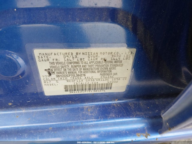 Nissan Versa S Plus