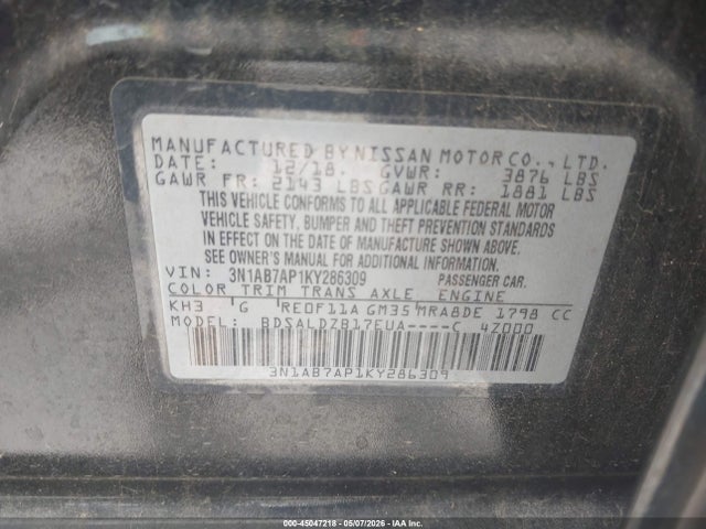 Nissan Sentra Sv