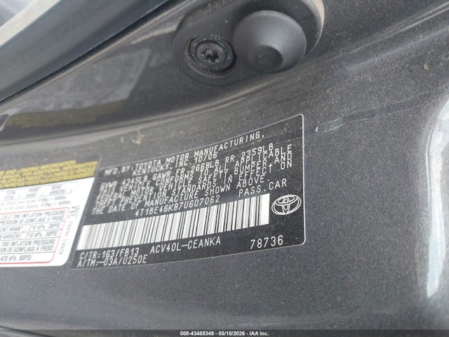 Toyota Camry Le
