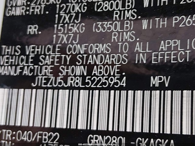 Toyota 4Runner Sr5