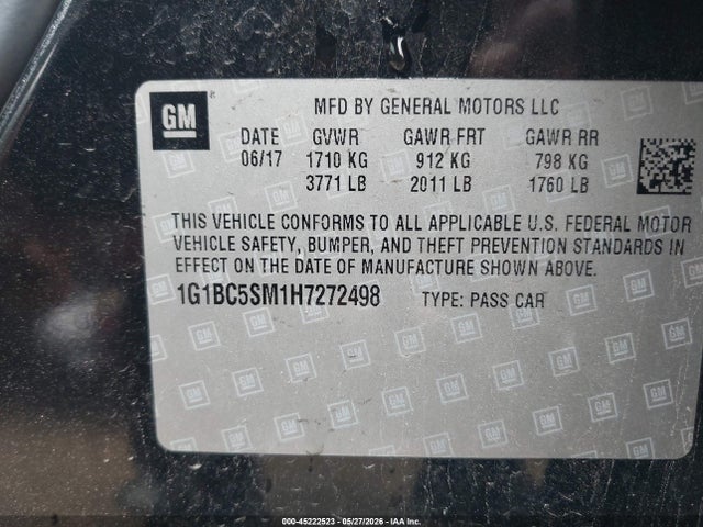 Chevrolet Cruze Ls Auto