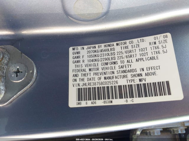 Honda CR-V Ex-l