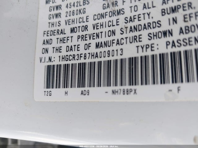 Honda Accord Ex-l V6