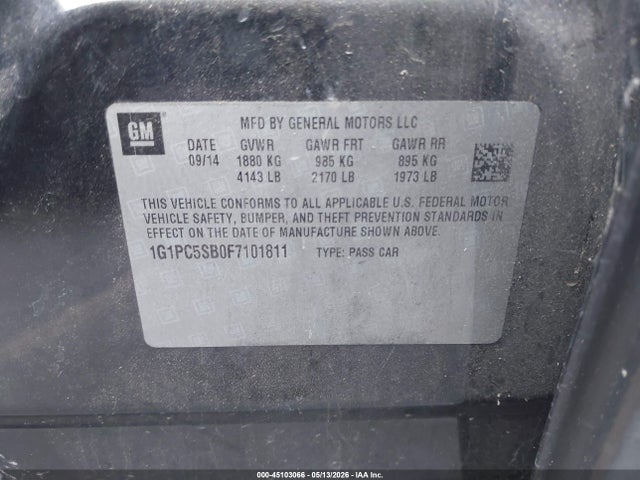 Chevrolet Cruze 1lt Auto