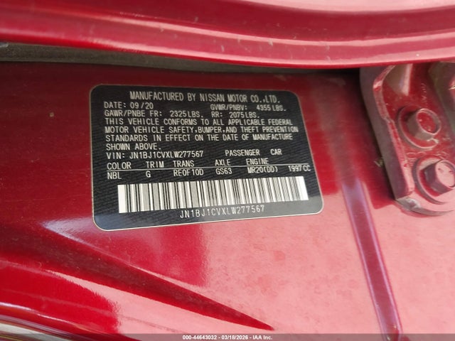 Nissan Rogue Sv Fwd Xtronic Cvt