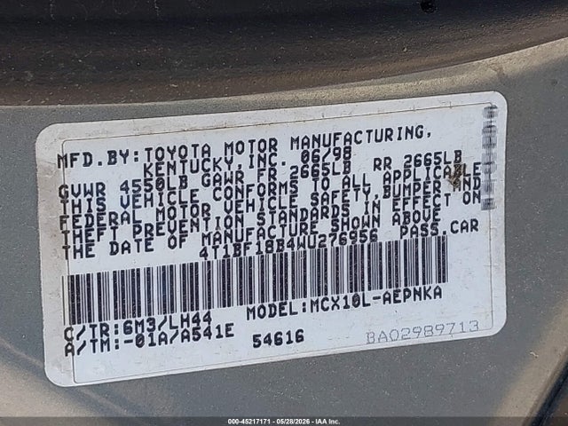 Toyota Avalon Xl