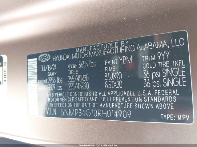 Hyundai SANTA FE Limited
