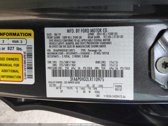Ford Fusion Se