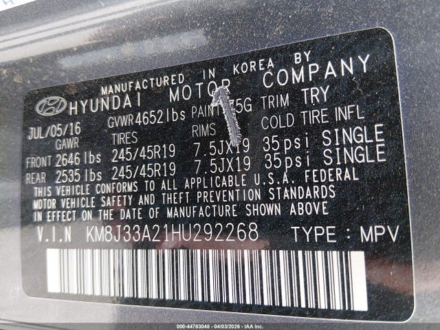 Hyundai TUCSON Limited