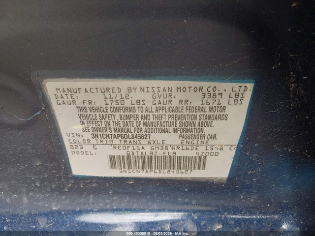 Nissan Versa 1.6 Sv