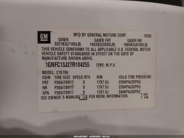 Chevrolet Tahoe Lt