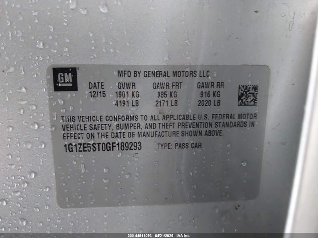 Chevrolet Malibu 1lt