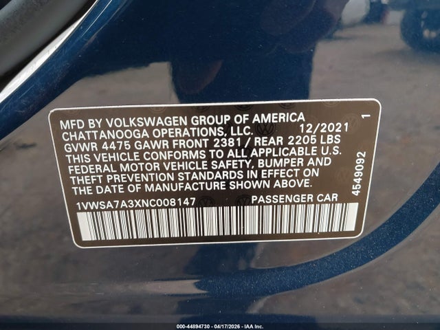 Volkswagen Passat 2.0t Se