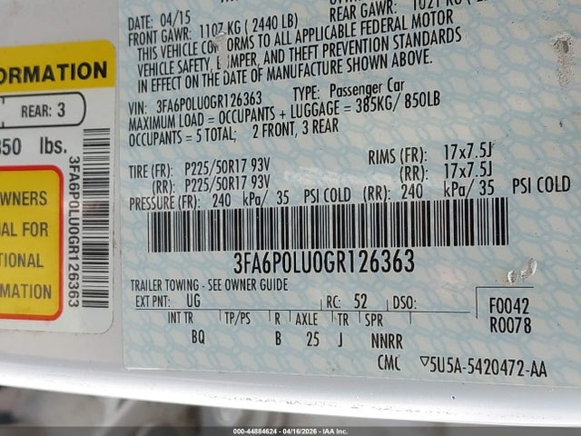 Ford Fusion Se