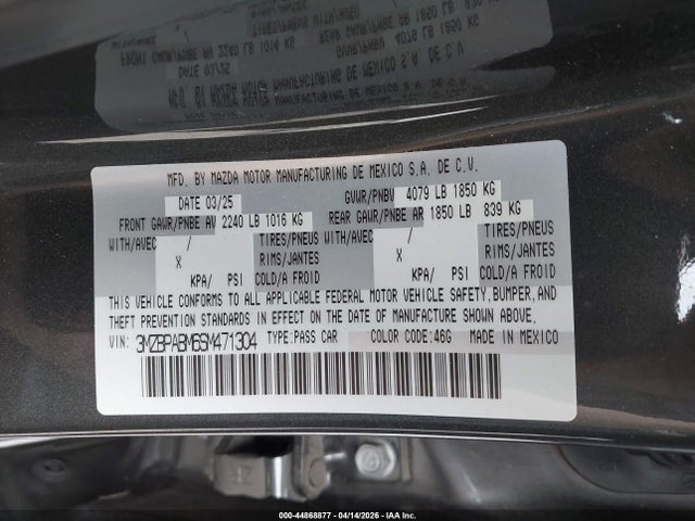 Mazda Mazda3 2.5 S Select Sport