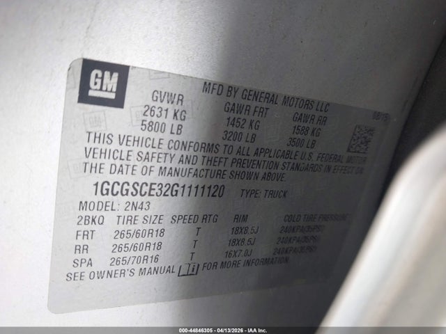 Chevrolet Colorado Lt