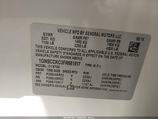 Chevrolet Tahoe Ltz
