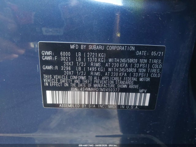 Subaru Ascent Touring