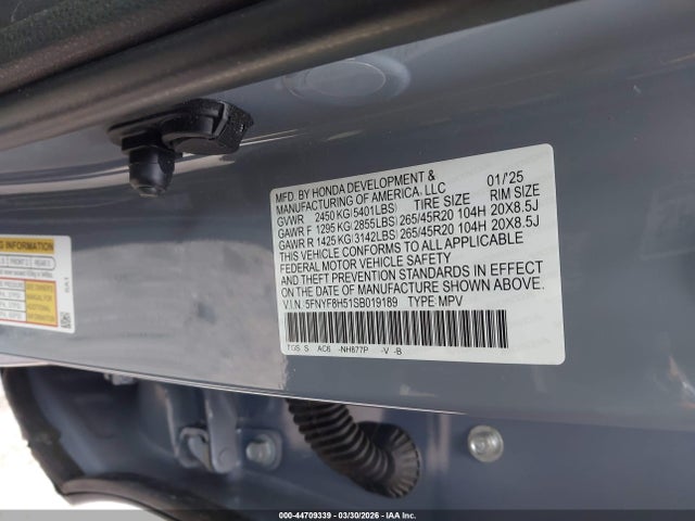 Honda Passport Ex-l