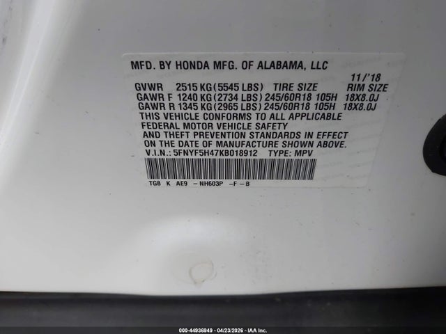Honda Pilot Ex-l