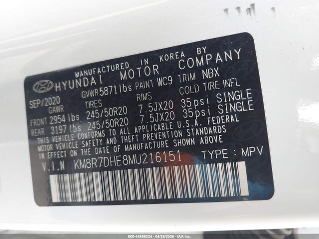 Hyundai PALISADE Calligraphy