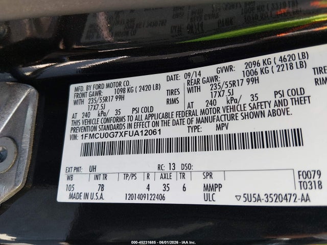 Ford Escape Se