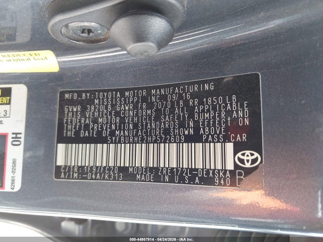 Toyota Corolla Se