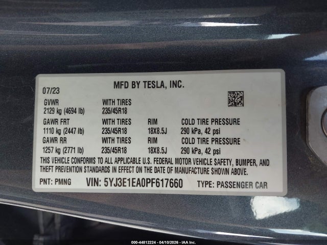 Tesla Model 3 Rear-wheel Drive