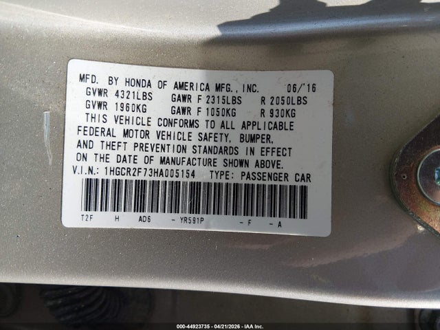 Honda Accord Ex
