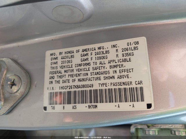 Honda Accord 2.4 Ex