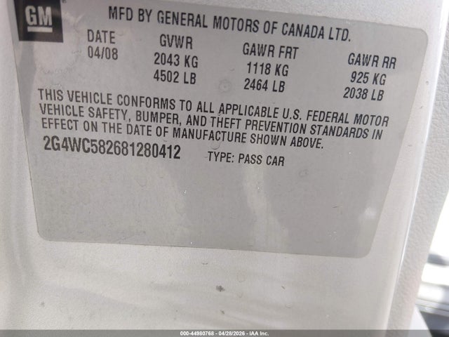 Buick LaCrosse Cx