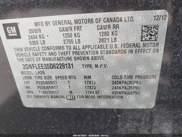 Chevrolet Equinox 1lt