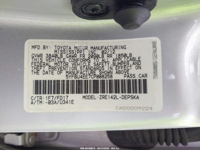Toyota Corolla S