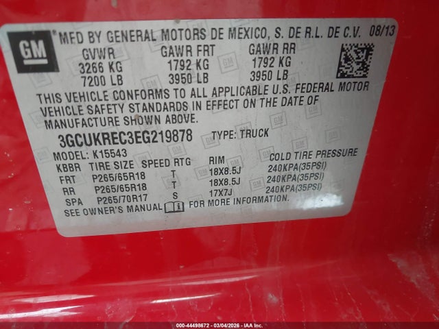 Chevrolet Silverado 1500 1lt