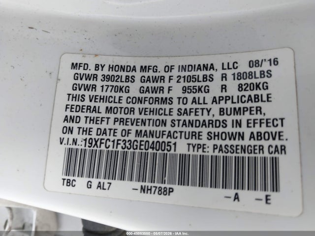 Honda Civic Ex-t