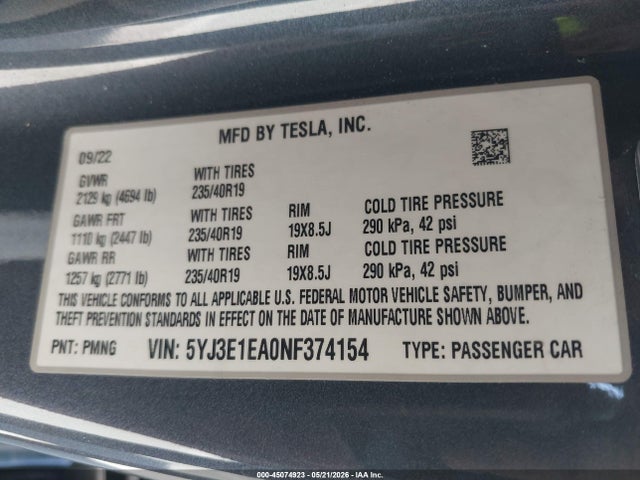 Tesla Model 3 Rear-wheel Drive