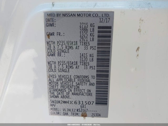 Nissan Pathfinder Sv